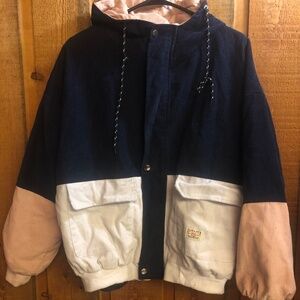 Zaful Multi Color Corduroy Retro Jacket